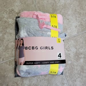BCBG Girls 4 Piece Sleep Lounge Set 5/6 7/8 S XS